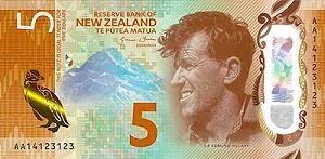NZD $5 Bills
